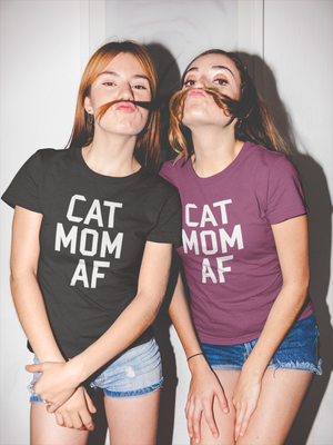 Cat Mom AF - T-Shirt